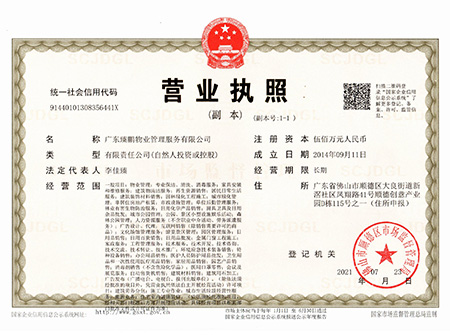 公司營(yíng)業(yè)執(zhí)照
